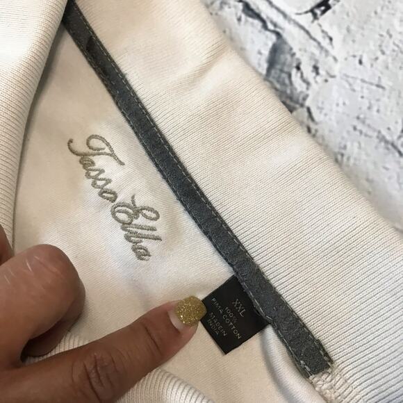 Beige Tasso Elba Striped Polo - Picture 3 of 15